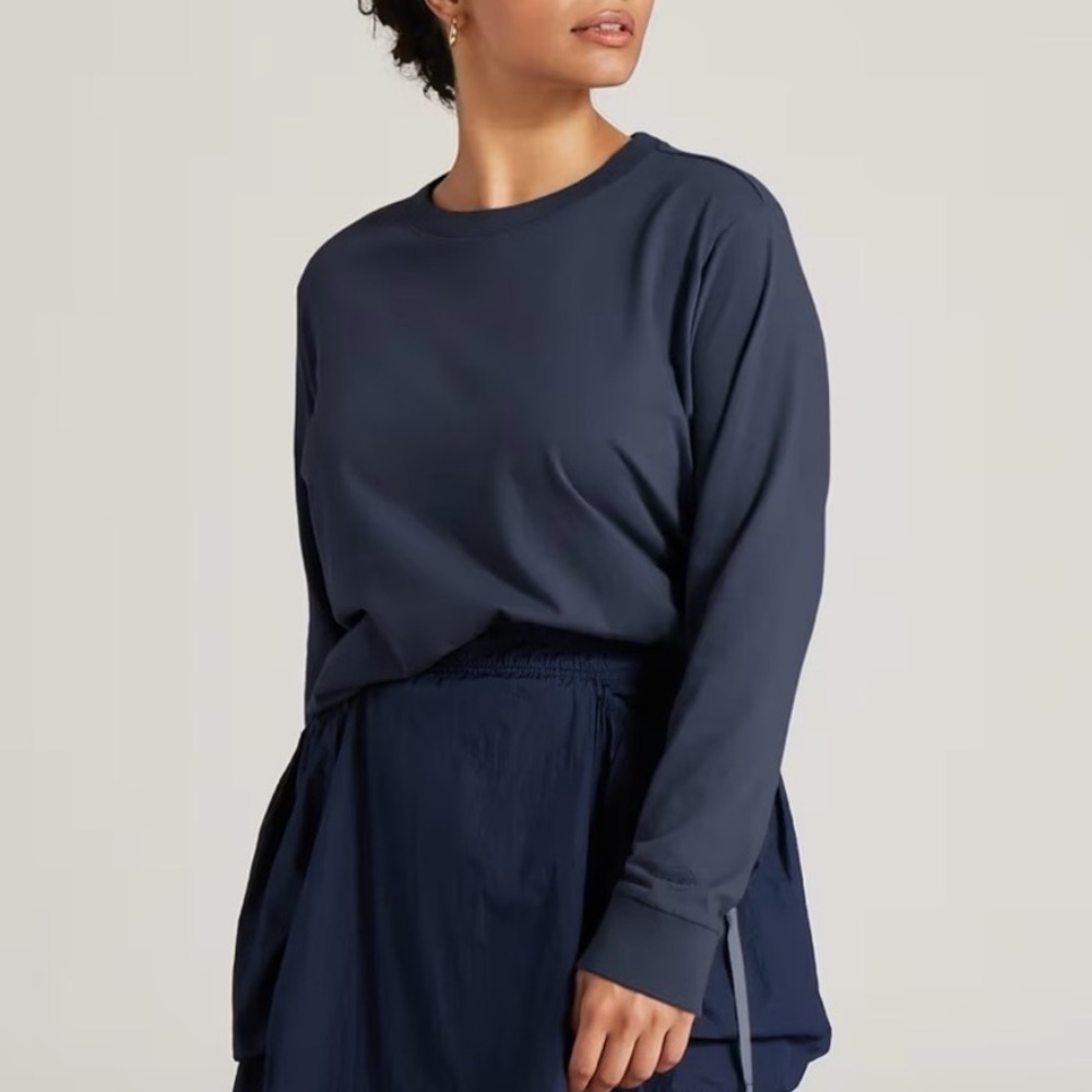 Allbirds Navy Long Sleeve Tee
